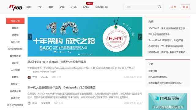 ITPUB技术论坛