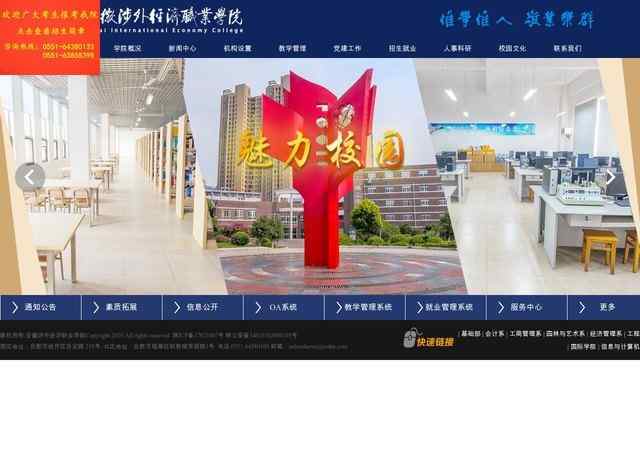 安徽涉外经济职业学院官网