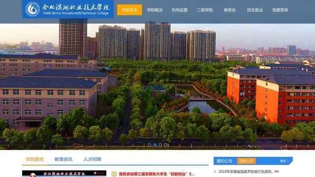 民办合肥滨湖职业技术学院官网