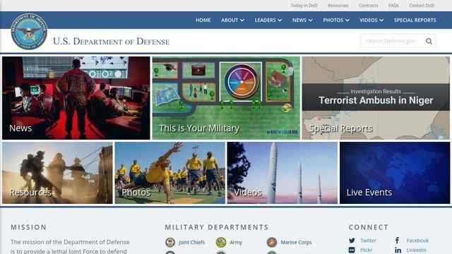 美国国防部网站