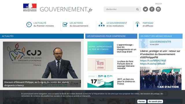 法国政府网站