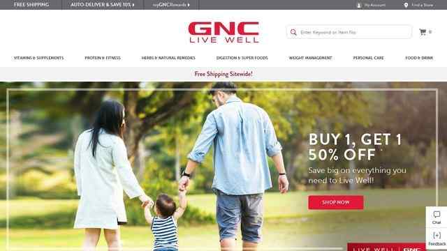 gnc美国官网