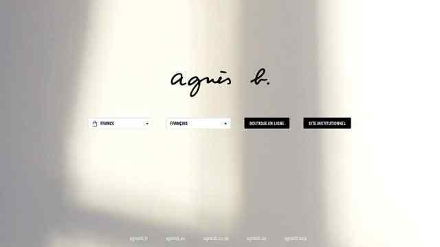 agnes.b 官网