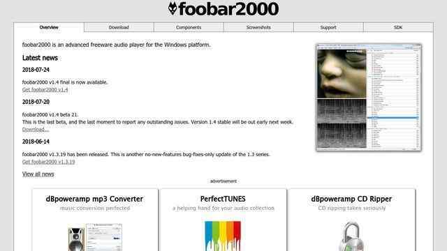 foobar2000官网