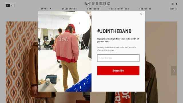 Band of Outsiders官网