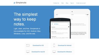 Simplenote APP官网