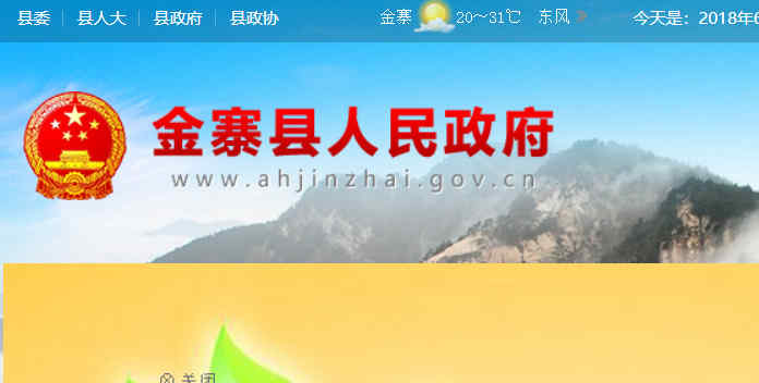 金寨县人民政府网